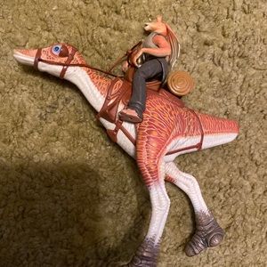 1998 Hasbro Star Wars Jar Jar Binks KAADU Riding 6" EPISODE 1 Action Figure. Toy
